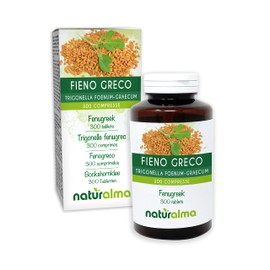 Fenugreek (Trigonella foenum-graecum) Seeds NATURALMA | 150 g | 300 Tablets of 500 mg | Food Supplement | Natural and Vegan