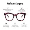 KoKoBin 3 Pack Reading Glasses for Women Oprah Style Cute