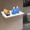 QUSKLISU Folding Wall Mount Desk, Floating Computer Desk Fold Down