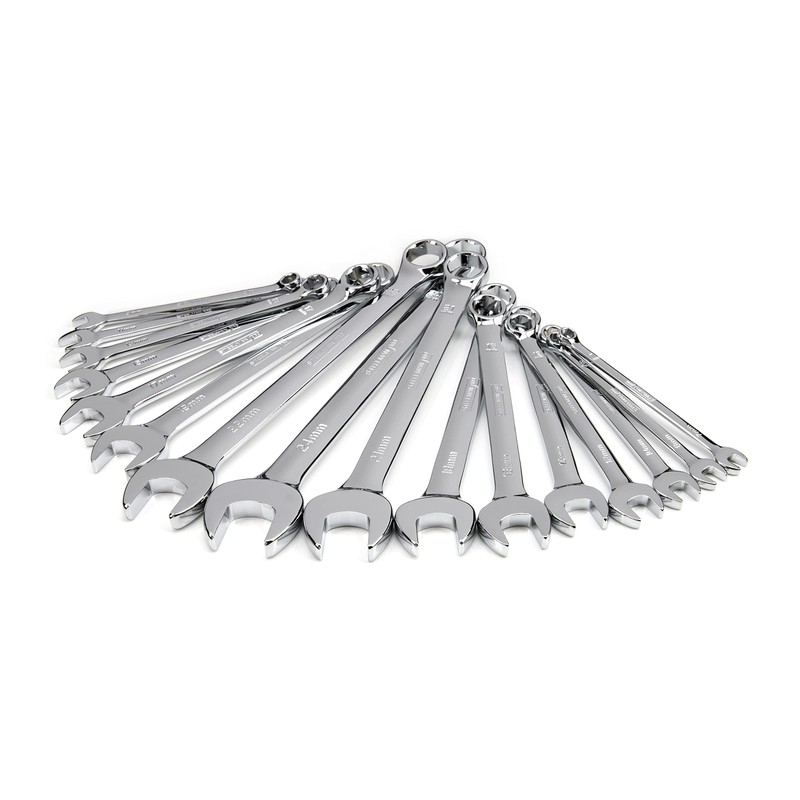 Steelman Pro 16-Piece Metric 6-Point Combination Wrench Tool Set, Durable