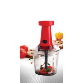 Manual Food Chopper – Manual Food Processor – Manual Vegetable Chopper with Varying Chopping Sizes – Hand Food Chopper with Stainless Steel Blades