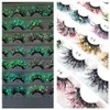 AIXXCUVQ 2x Reusable And Washable Dramatic Christmas Eyelashes Professional Easy