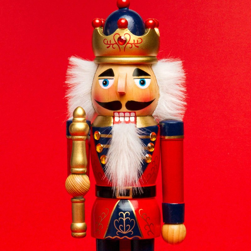 Sikora NK-D Elaborately Designed Decorative Nutcracker Figurine Made of Wood,