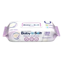 Toallitas Húmedas Baby Soft Lavanda 80 Piezas