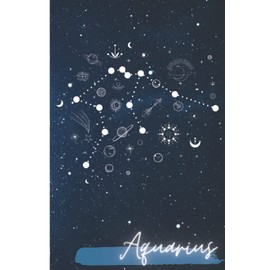 Aquarius Journal - Zodiac Notebook - Aquarius Gifts - Astrology Gift Ideas - Zodiac Gift Ideas - Zodiac Gift - Zodiac Birthday Signs