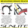 Sunlite MX Side Pull Brake Set, 69-96mm Reach, Black