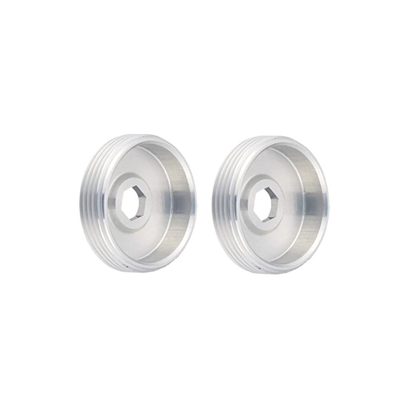 Sugino Engineering Bicycle CNS Alloy Dust Cap Aluminum Caps (Pair),