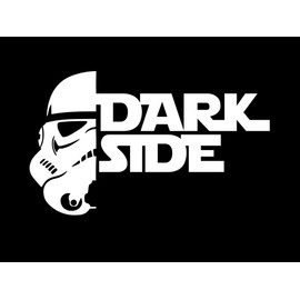 Dark Side Stormtrooper NOK Decal Vinyl Sticker |Cars Trucks Vans Walls Laptop|White|5.5 x 3.0 in|NOK537