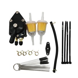 FREPURDO Fuel Pump for Johnson/Evinrude Outboard 6-70HP (1985-2005) - OEM 438559 & 385784 Replacement, Marine-Grade Fuel Pump Kit with Pulse Limiter​