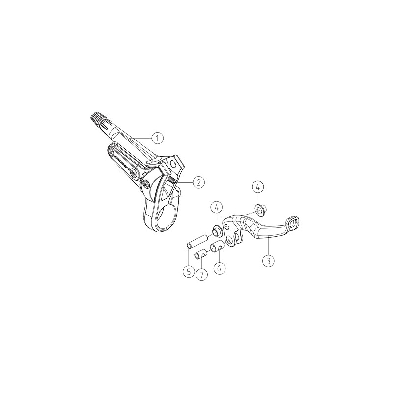 TEKTRO HD-M285/M286 & HD-M275/M276 2-Finger BR-TK-M022