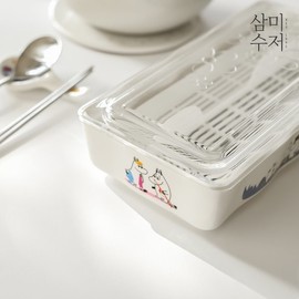 Moomin Friends Rectangular Cutlery Holder / 무민 프렌즈 직사각수저통