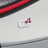 Silver Q4 Stelvio Sticker Car Tail Logo Styling Emblem Stickers