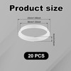 20pcs Cone Seal Rings, Rubber Slip Joint Washers Plumbing Waste