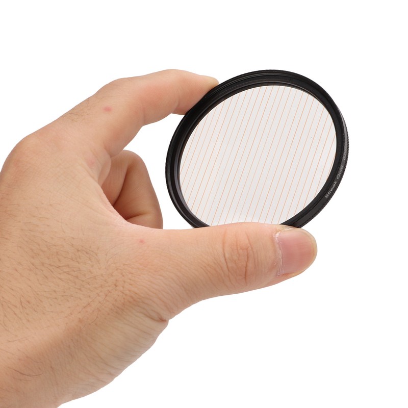 Gold Streak Digital Camera Lens Filter Antiscratch Optical Glass Aluminum