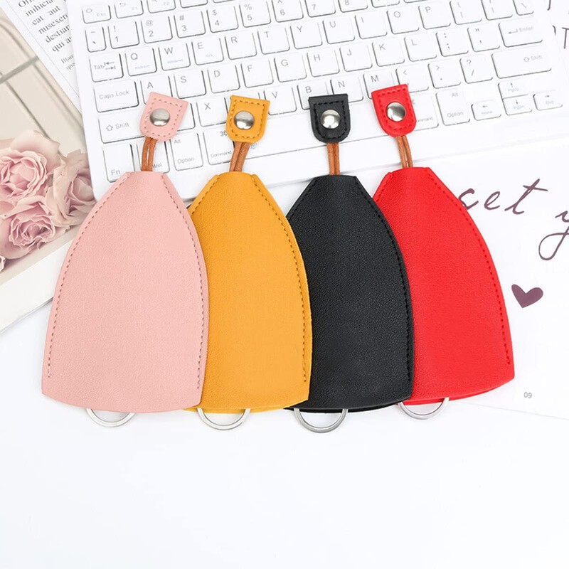 Moioee Car Key Case, 2PCS Creative Pull-Out Key Sleeve Keychain