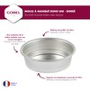 Gobel - Round loaf tin plain - tinplate - recyclable