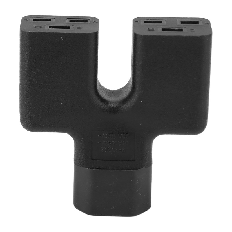 IEC320 C14 to Dual C19 Power Adapter Copper Conductor PVC
