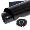 Puff Vinyl Heat Transfer Roll: Black Puff Vinyl 10" x10ft