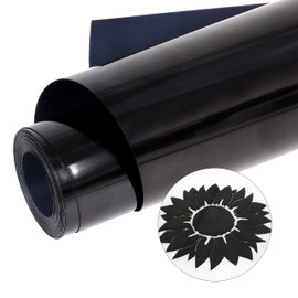 Puff Vinyl Heat Transfer Roll: Black Puff Vinyl 10" x10ft Puff HTV 3D Puff Heat Transfer Vinyl Puffy Foaming Iron on Vinyl for Cricut T-Shirts Clothing
