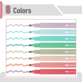 Mr. Pen- Aesthetic Highlighters, 8 Pack, Chisel Tip, New Vintage, Cute Highlighters Assorted Colors, Back to School Supplies