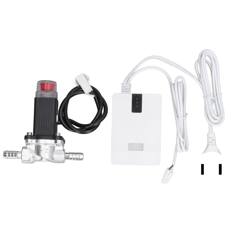 Gas Leakage Detector Audible Visual Alarm 12VDC Gas Detection Shut
