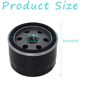 492932S Oil Filter for Briggs & Stratton 492932 491056 AM125424 GY20577 Kawasaki 49065-7007 Bad Boy 063-2004-00 Kohler 28-050-01-S LG492932S Lawn Mower with 691035 Fuel Filter