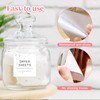 KSIWRE Laundry Labels for Jars,16 PCS Minimalist Laundry Room Labels,Removable