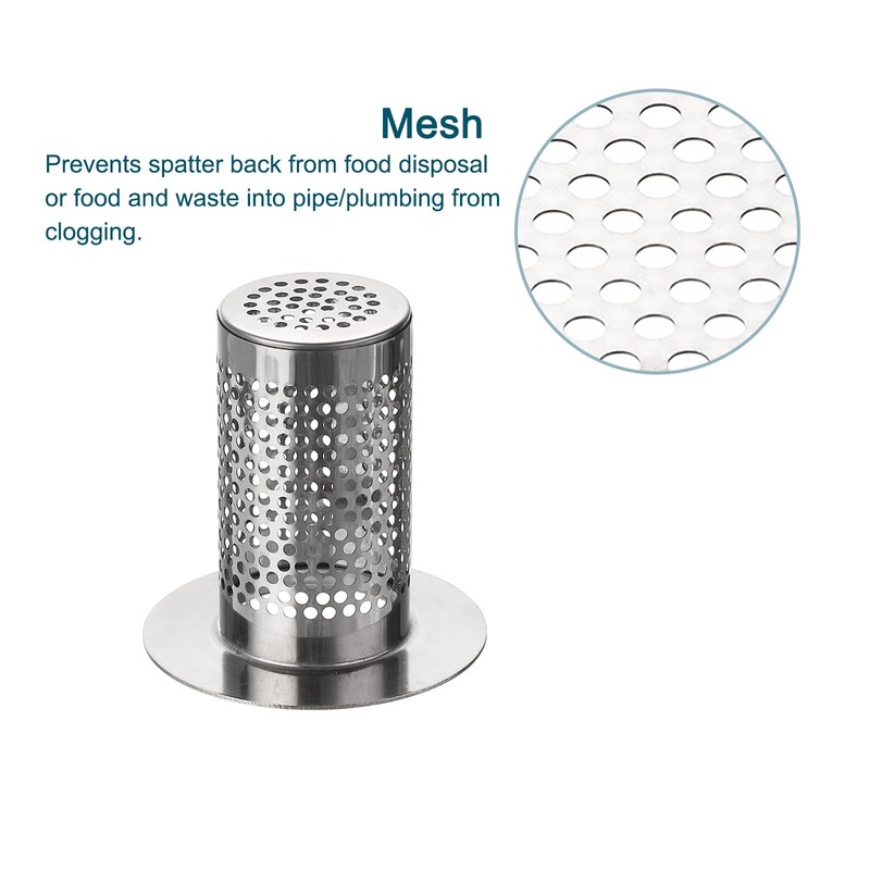 uxcell 2Pcs Bathroom Sink Strainer, Fit for Diameter 0.98"-1.8" Drain