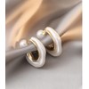 White Pearl Transparent Elegant Resin Plastic for Drop Stud Earings