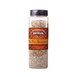 No Salt Seasoning (Spices, Herbs & Dried Vegetables blend) by Its Delish, (Large Jar)