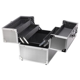 Creative Options Crafters Train Case, Silver