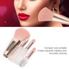 4 in 1 Makeup Brush Simple Elegant Portable Transparent Handle