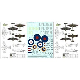 Decal for British Supermarine Spitfire MK II Presentation Spits Part 1 1/48 Scale Foxbot 48-002 - Model Kit