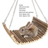 Hamster Wooden Swing Natural Large Space Climbing Playing Hamster Swing