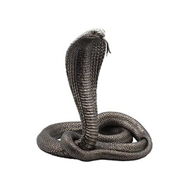 US 13 Inch King Cobra Snake Animal Figure Coiled Collectible Display