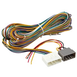 RED WOLF Car Factory Amplifier Bypass Wiring Harness Fit for Dodge Ram 2002-2004 OEM AMP Wire Cable Plug Connector Install Aftermarket Radio Stereo with Infinity System
