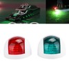 2Pcs Signal Lamp Red Green LED Waterproof Boat Navigation Light