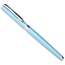 Pentel Australia K611S-PBOX Gifts Sterling K611 Sky Blue Barrel 0.7mm Black Ink Pen with Pearl White Gift Box
