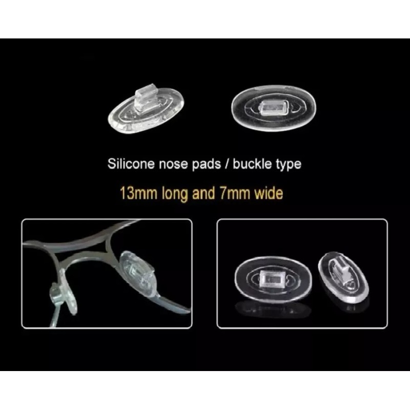 Galaxylense 4 Pair Nose Pads Push-in For Von Zipper Mayfield