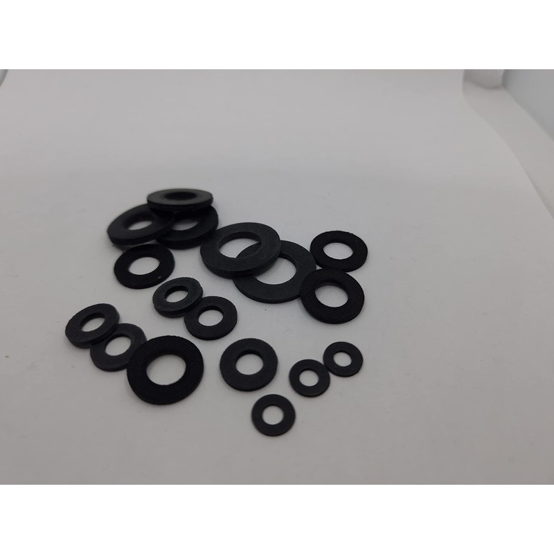 M4 Black Rubber Washers DIN 125 (Pack of 20) From