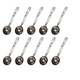 Clip on Coffee Scoop for Ground Coffee Tablespoon Set of 10