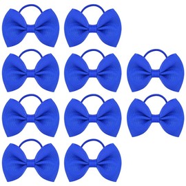 10-Piece Royal Blue Hair Accessories Set, Bobbles, Bows, Headbands & Clips for Girls, Perfect for School & Everyday Use