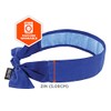 Cooling Bandana, Blue, Lined with Evaporative PVA Material for Fast