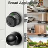 GeekTale Smart Deadbolt Lock with Passage Door Knob, Fingerprint Deadbolt