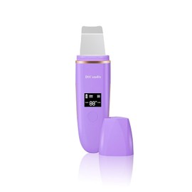 Depurador de piel facial para eliminar puntos negros, limpiador de poros, espátula para la piel (morado)