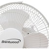 Brentwood Kool Zone F9DW 9" Oscillating Desk Fan, One Size,