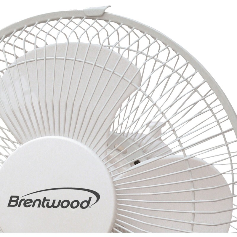 Brentwood Kool Zone F9DW 9" Oscillating Desk Fan, One Size,