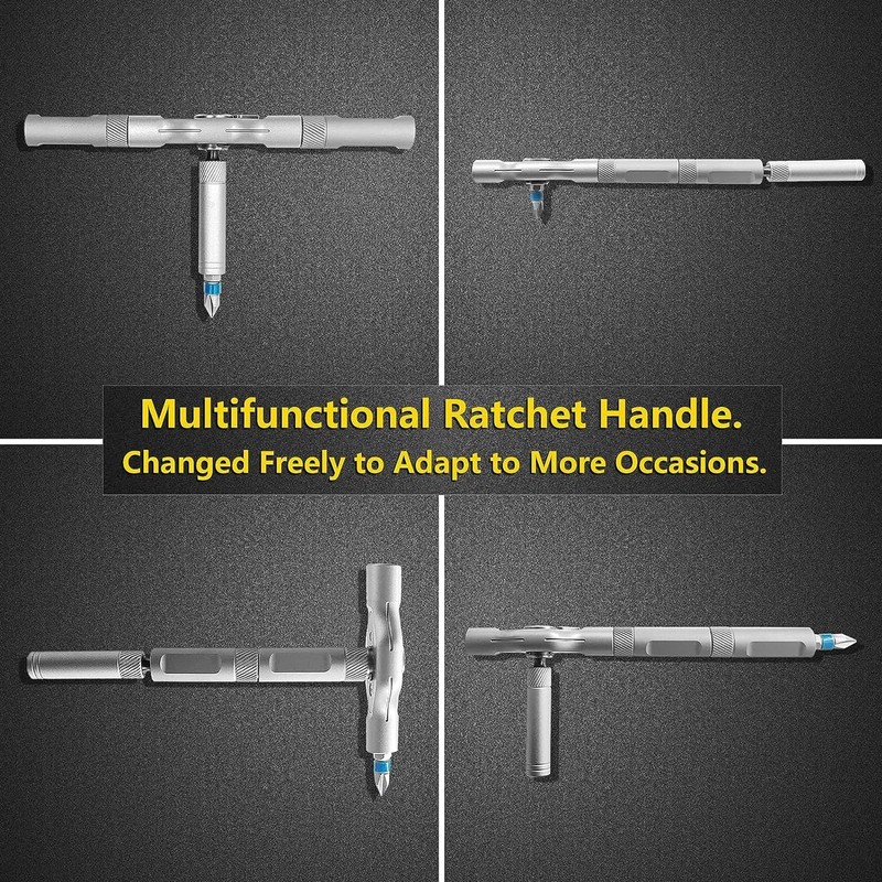 Ratchet Screwdriver Set 24 in 1 Precision Screwdriver Bit Screwdriver