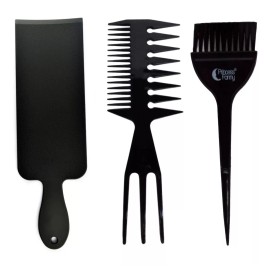 Multiimport  y globusman Kit Decolorar Cabello Estética Tabla + Peine + Brocha Mechas