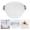 Healeved Round Plastic Wash Basin Thicken Face Washing Basin Clothes